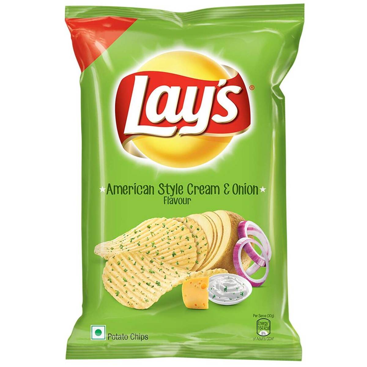 Lays Chips - American Style Cream & Onion, 12 G